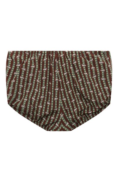 Комплект из платья и шорт ULYANA SERGEENKO коричневого цвета по цене 115000 руб., арт. ABC001KD23P (0311Б23), фото 5 Комплект из платья и шорт ULYANA SERGEENKO, арт. ABC001KD23P (0311Б23), фото 5