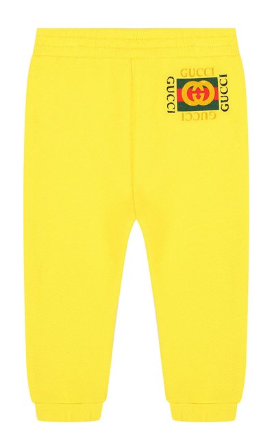 Хлопковые джоггеры с логотипом бренда GUCCI, арт. 509179/X3L00, фото 1