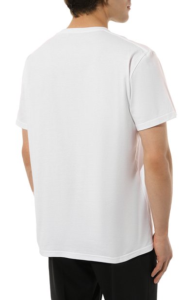 Хлопковая футболка ALEXANDER MCQUEEN, арт. 622104QTZ57, фото 4