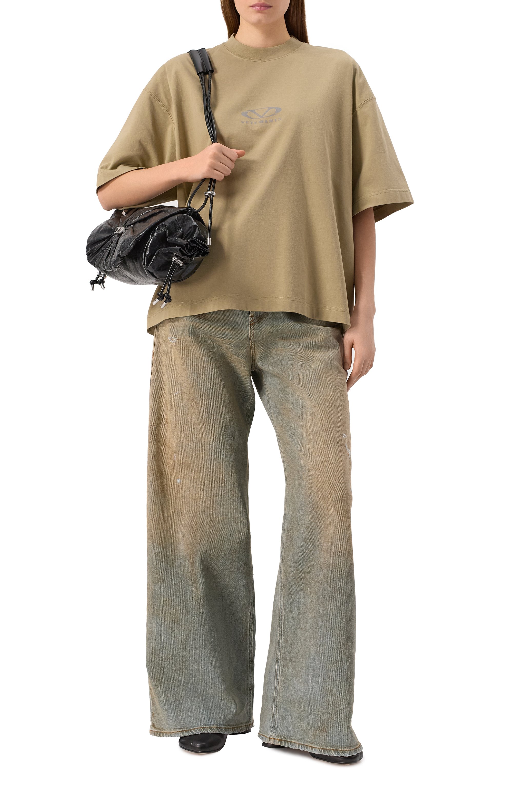 Хлопковая футболка VETEMENTS, арт. UA66TR600T, фото 6