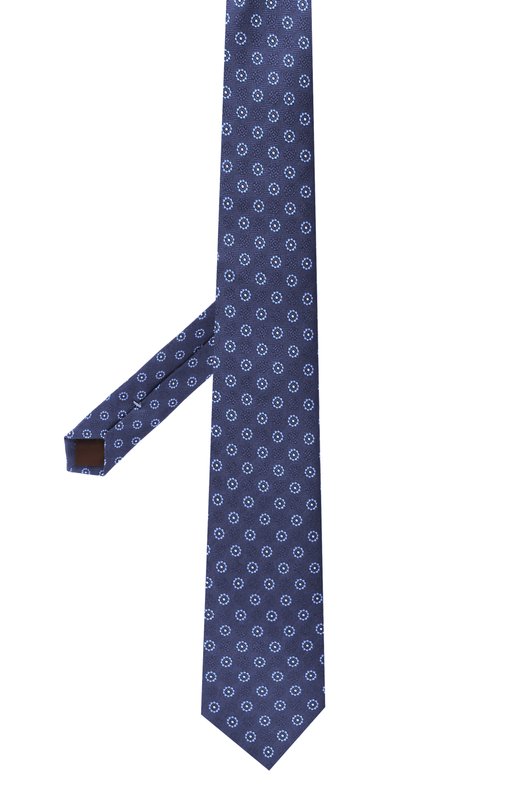 Шелковый галстук Canali 18/HJ04566 Синий  18/HJ04566 Фото 3