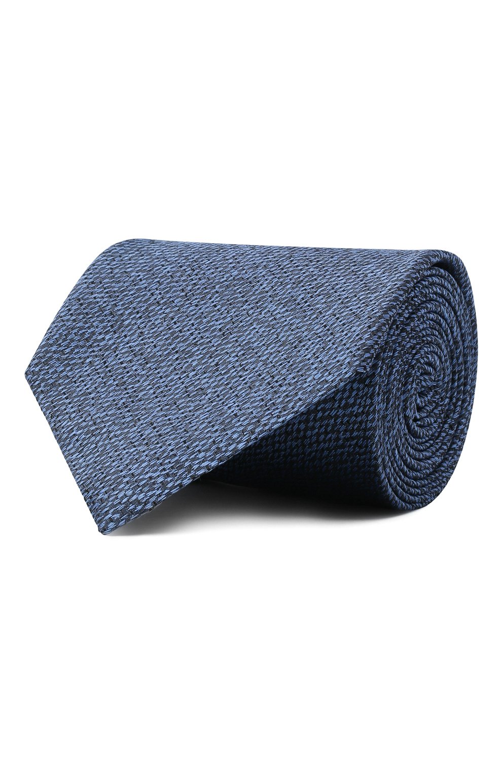 Шелковый галстук ZEGNA голубого цвета по цене 19650 руб., арт. Z2D20T/1XW, фото 1 Шелковый галстук ZEGNA, арт. Z2D20T/1XW, фото 1