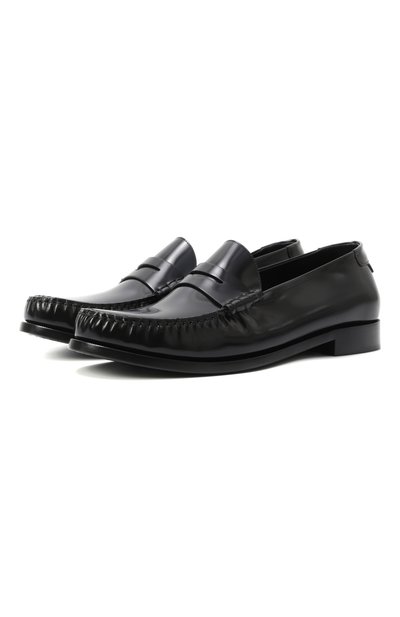 Мужские кожаные пенни-лоферы le loafer SAINT LAURENT, арт. 670231/AAA7R