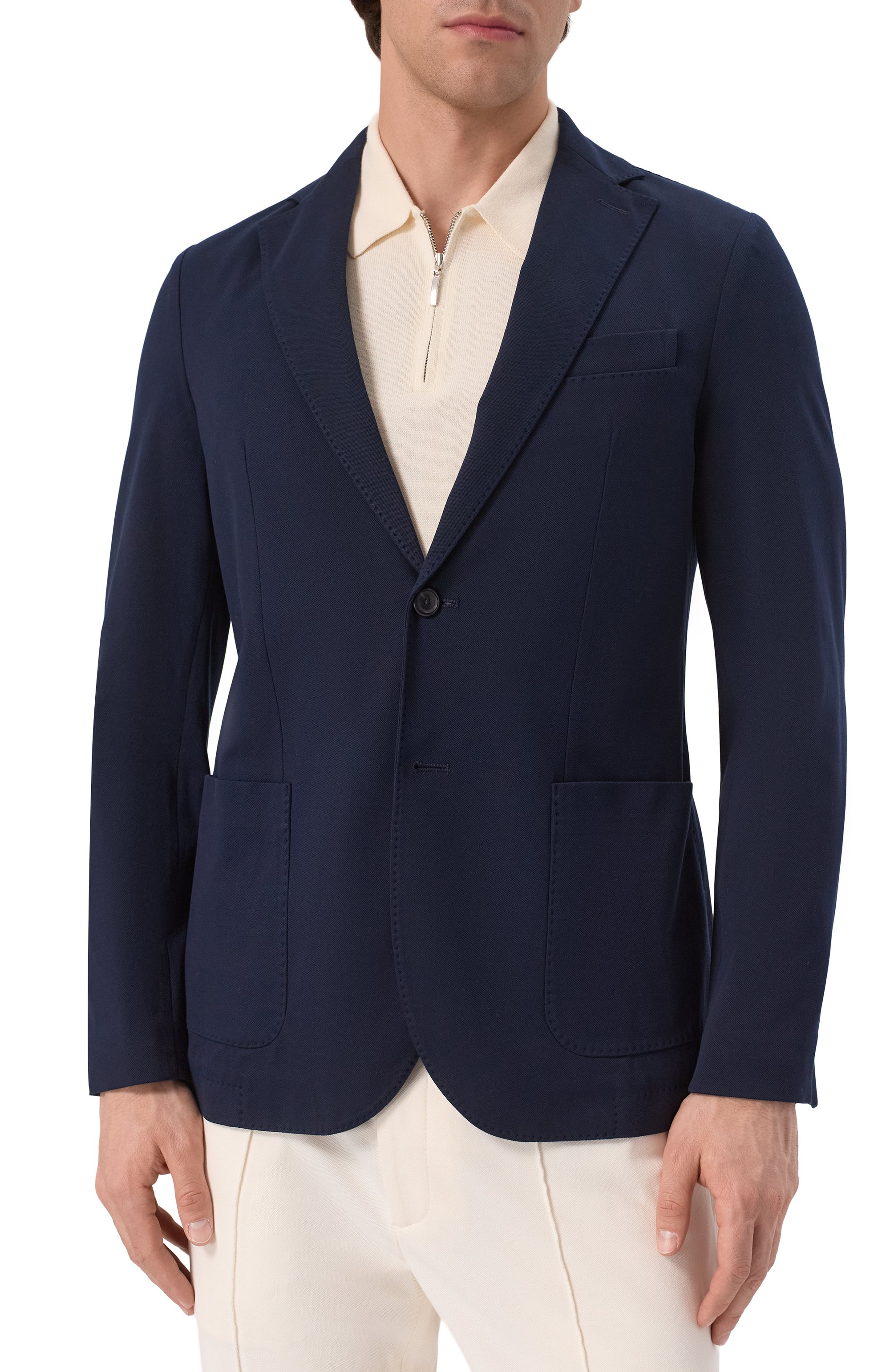 Хлопковый пиджак CIRCOLO 1901, арт. CN4660, фото 5