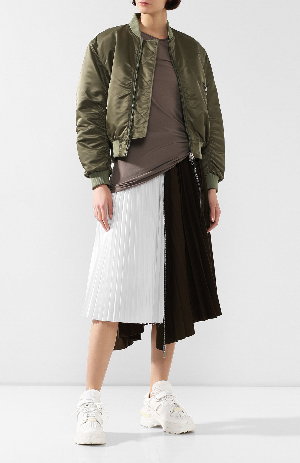 Футболка из смеси вискозы и шелка RICK OWENS серого цвета по цене 22800 руб., арт. RP20S1203/JS, фото 2 Футболка из смеси вискозы и шелка RICK OWENS, арт. RP20S1203/JS, фото 2