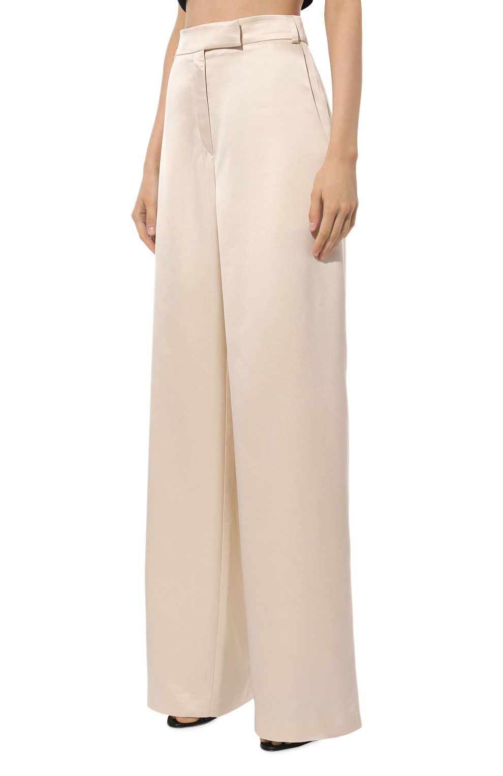 Брюки из вискозы и шерсти PERVERT кремового цвета по цене 45000 руб., арт. PE24/PA01/36-08, фото 3 Брюки из вискозы и шерсти PERVERT, арт. PE24/PA01/36-08, фото 3