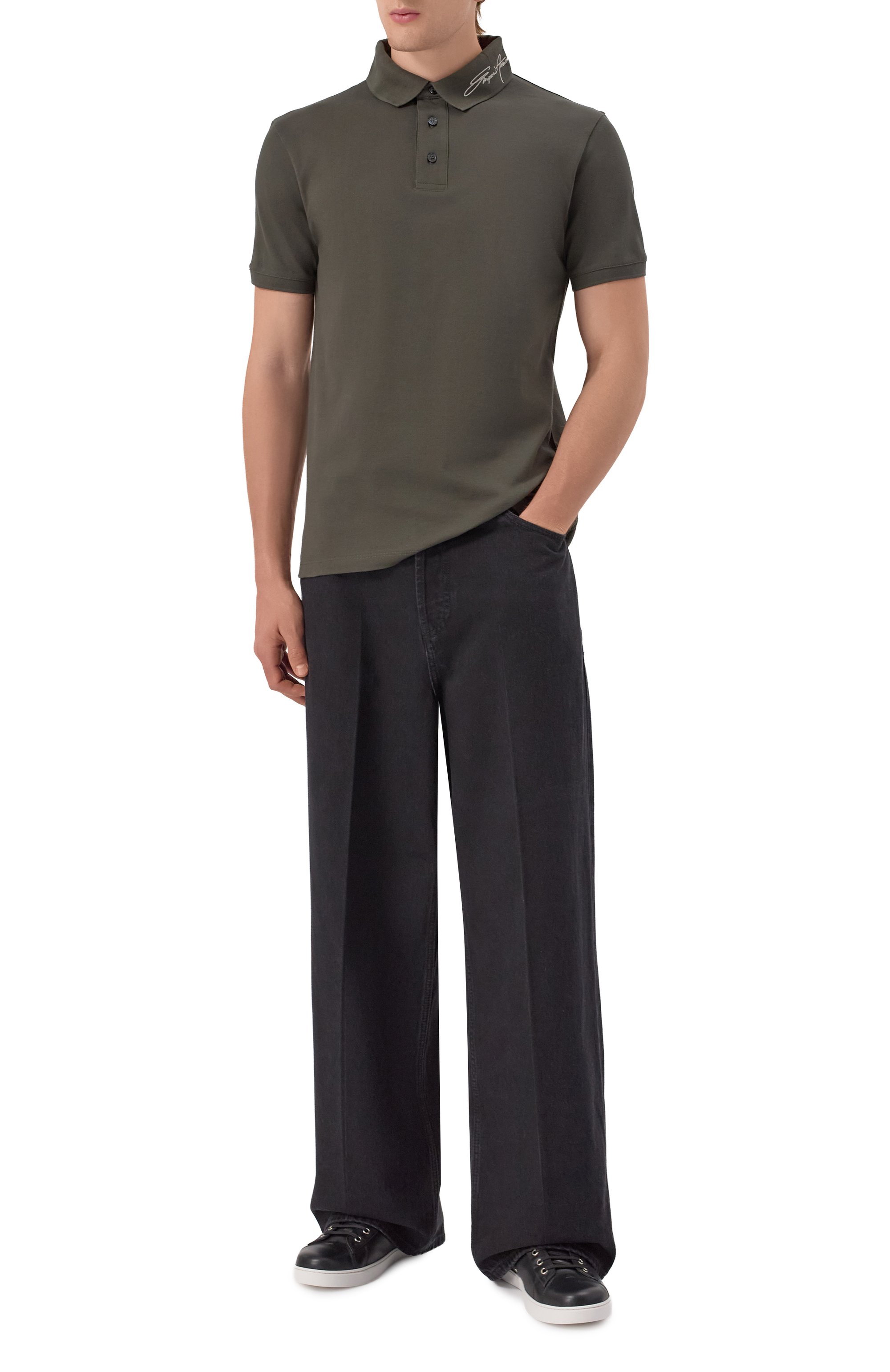 Хлопковое поло EMPORIO ARMANI, арт. EM002999/AF12955, фото 2