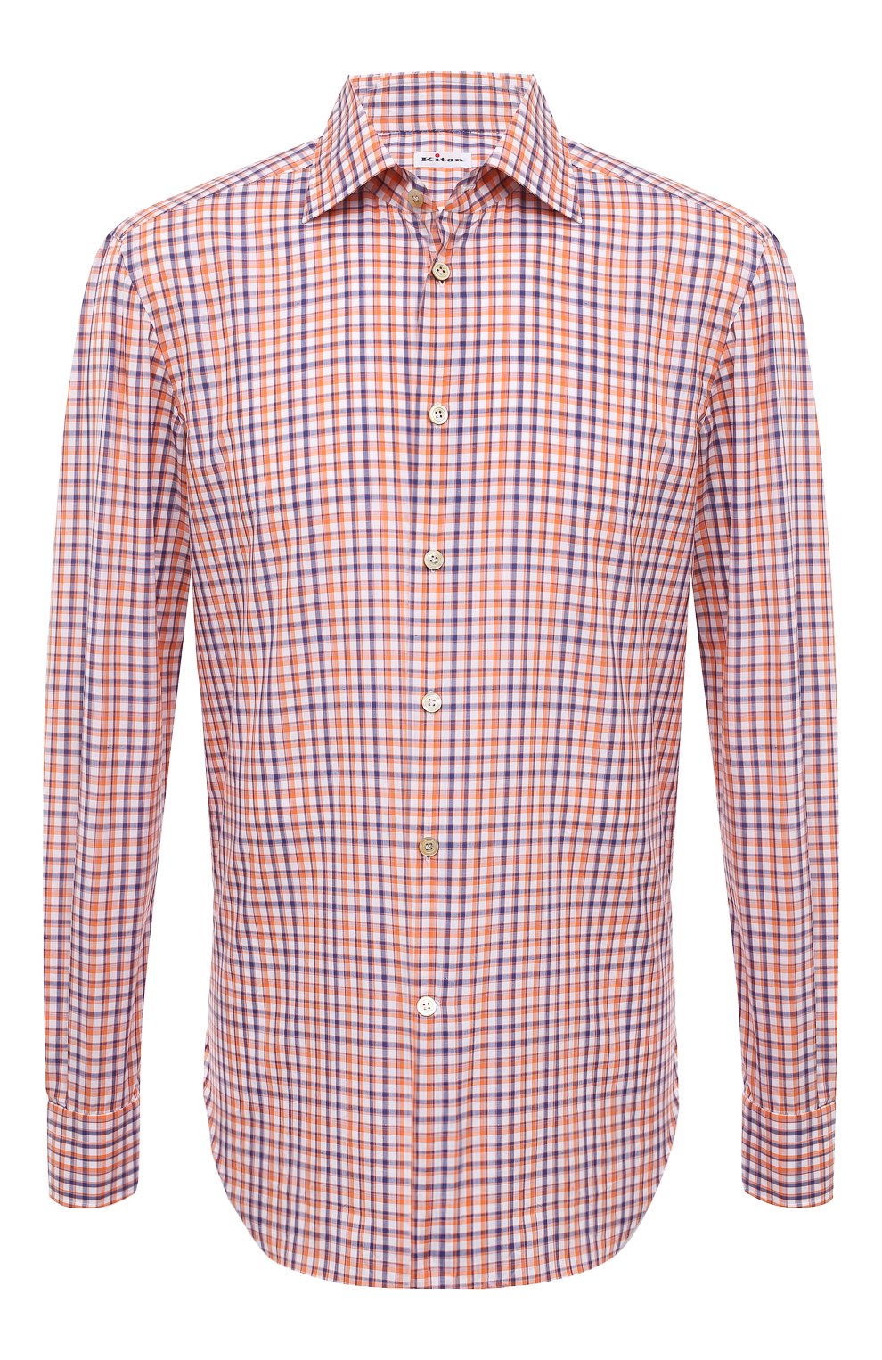 Хлопковая рубашка KITON, арт. UCIH08879, фото 1