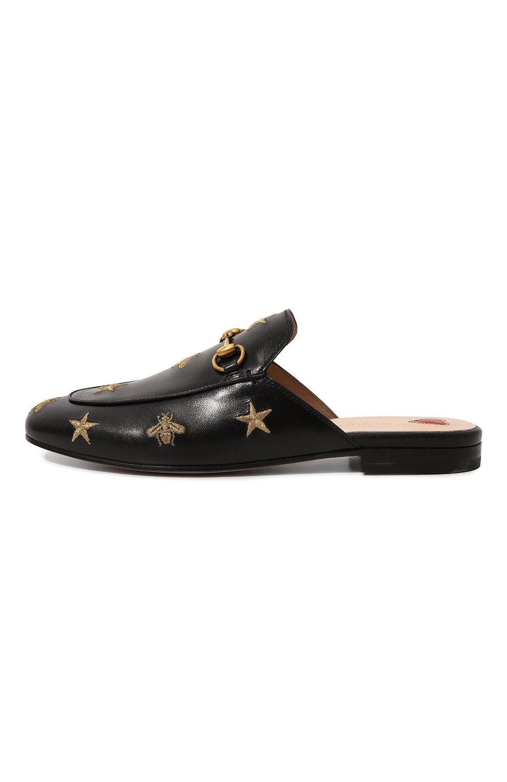 Кожаные сабо princetown GUCCI, арт. 505268 D3V00, фото 4