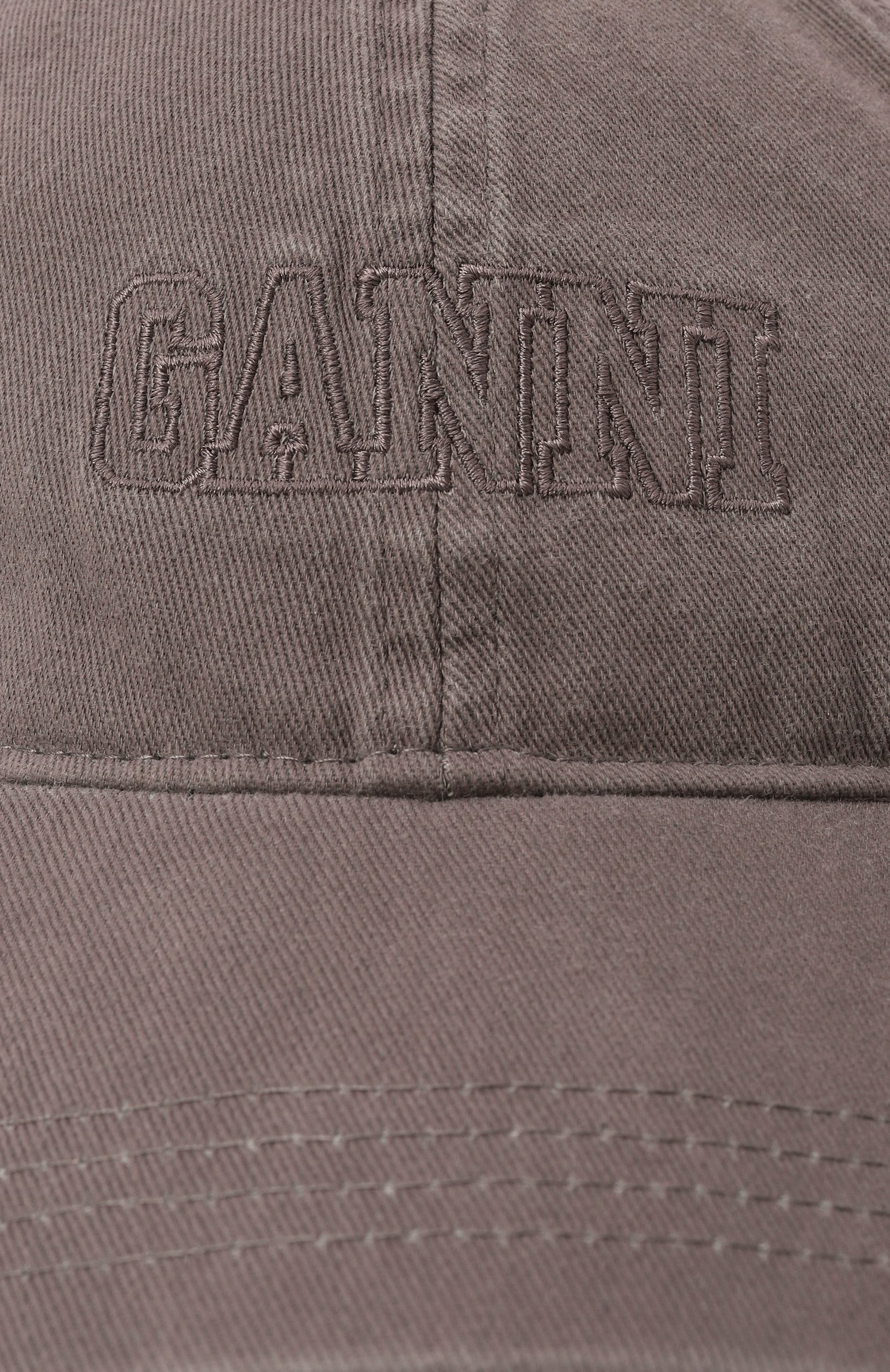 Хлопковая бейсболка GANNI, арт. A6302/5890, фото 4