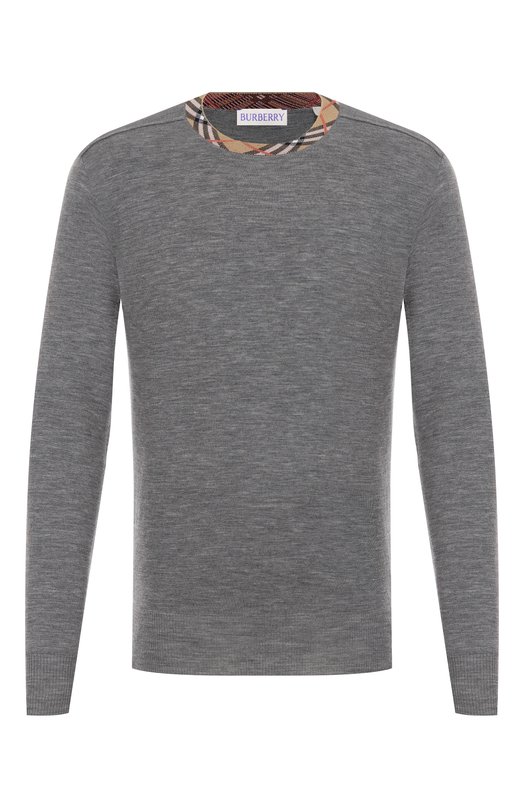 Шерстяной джемпер Burberry 8112147 Серый 8112147