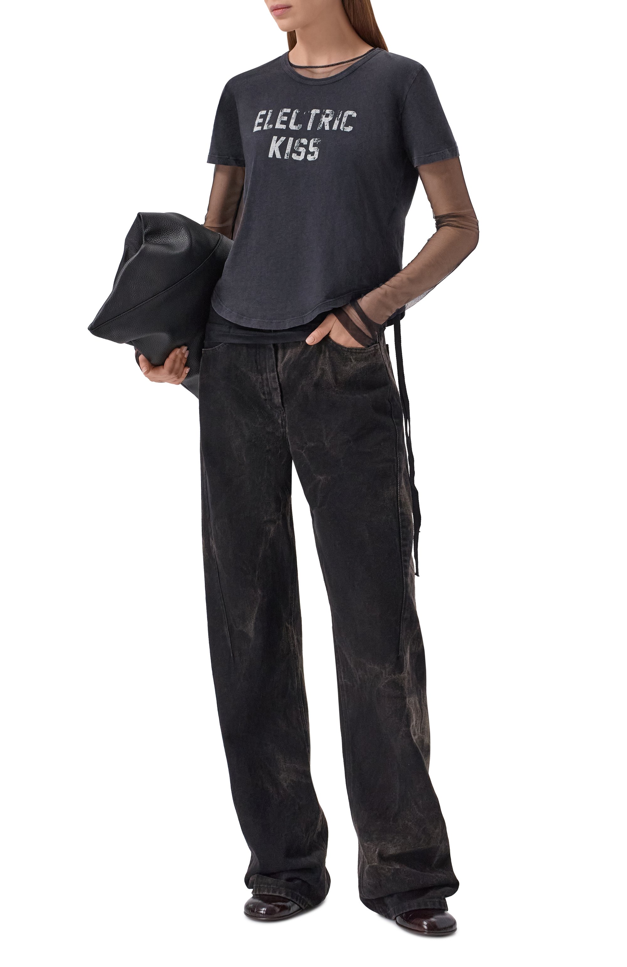 Хлопковая футболка ANN DEMEULEMEESTER, арт. B0013923/FA740, фото 2