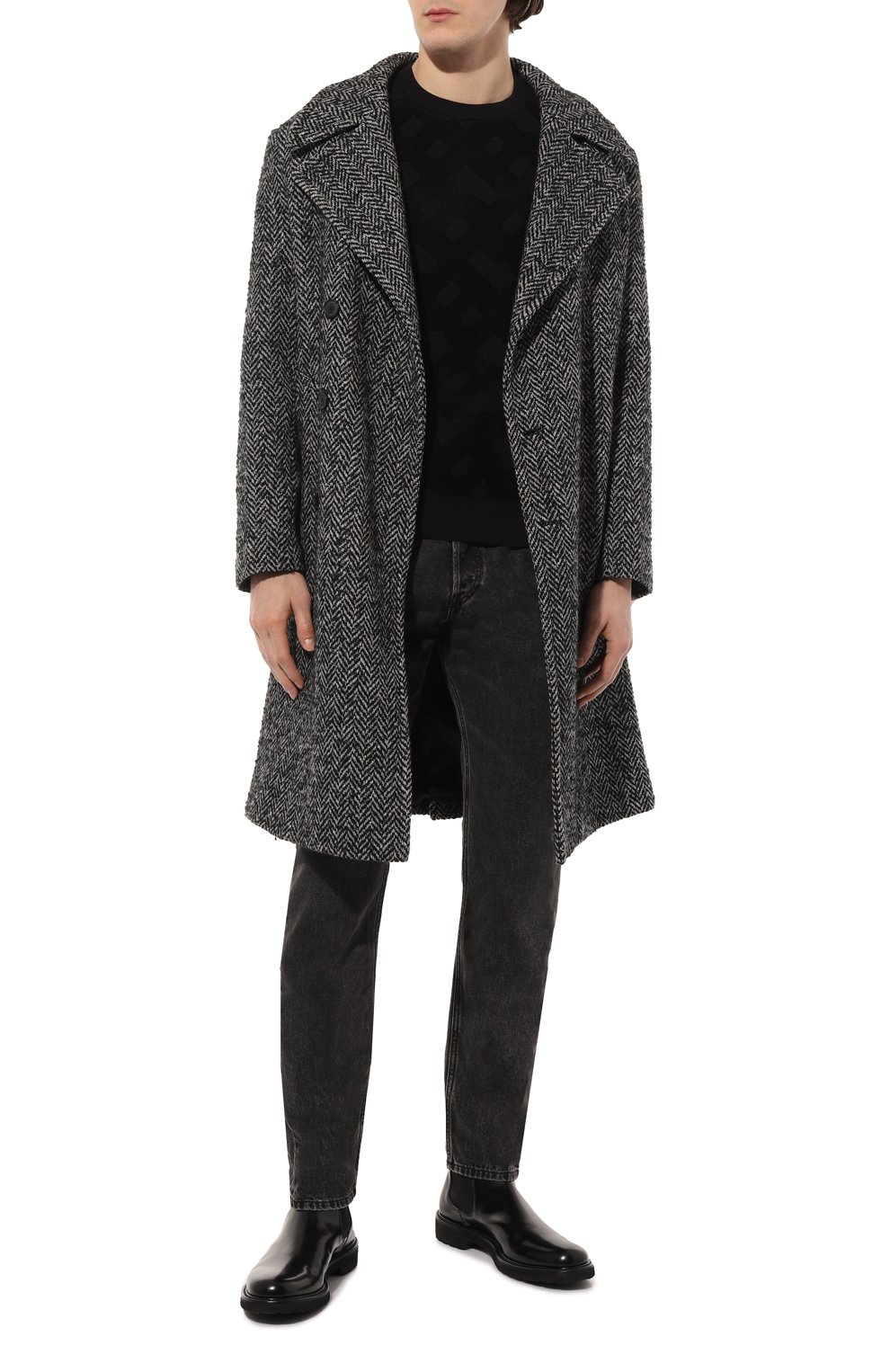 Свитер из вискозы и хлопка BOSS, арт. 50482270, фото 2