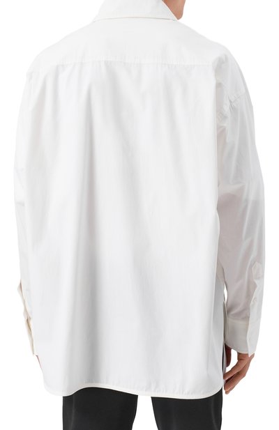 Хлопковая рубашка MM6, арт. SH0DT0027/M35152, фото 4