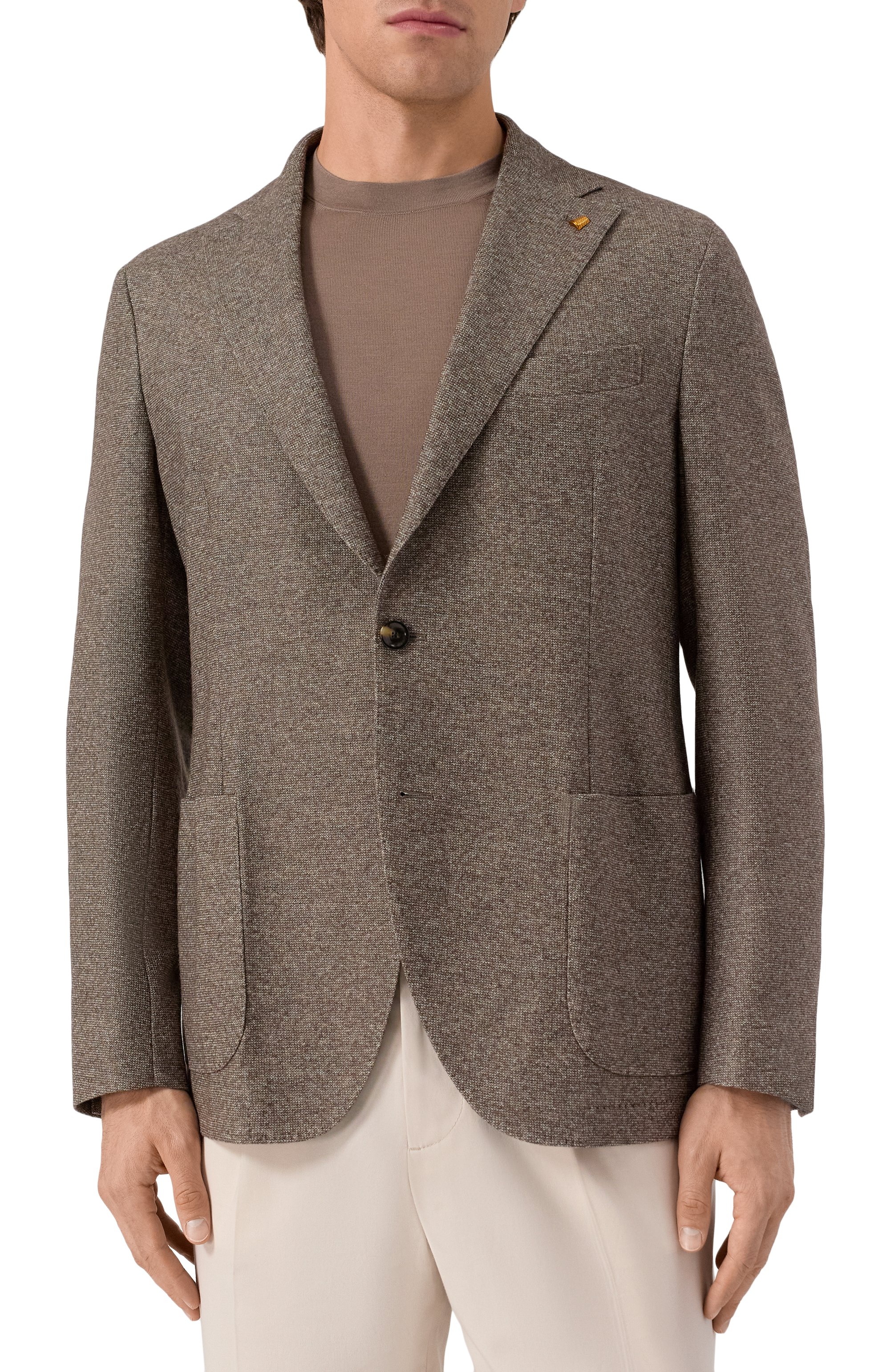 Пиджак из шерсти и хлопка SARTORIA LATORRE, арт. JD74/JI130, фото 4