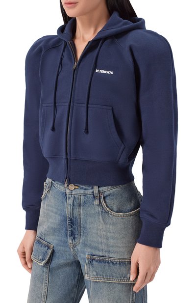 Хлопковая толстовка VETEMENTS, арт. WE76ZU497N/1302 M0LLET0N, фото 3