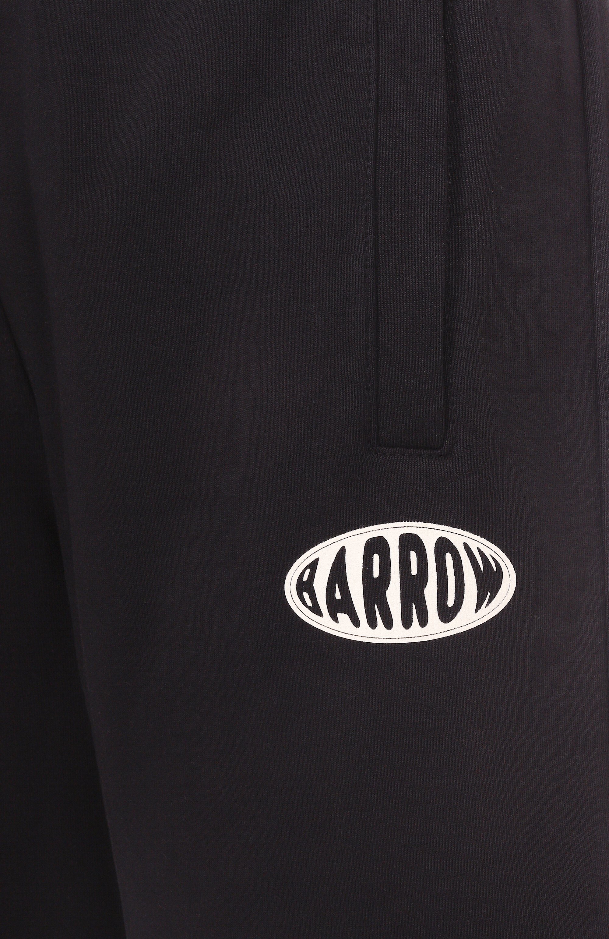 Хлопковые шорты BARROW черного цвета по цене 18350 руб., арт. S5BWMABE064, фото 6 Хлопковые шорты BARROW, арт. S5BWMABE064, фото 6