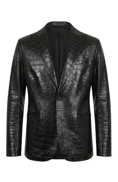 Мужской пиджак из кожи крокодила GIORGIO ARMANI, арт. RSG05P/RSP10