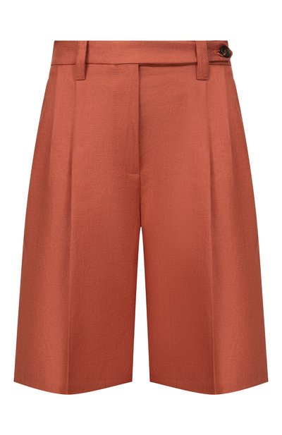 Женские льняные шорты BRUNELLO CUCINELLI, арт. MH527P9183