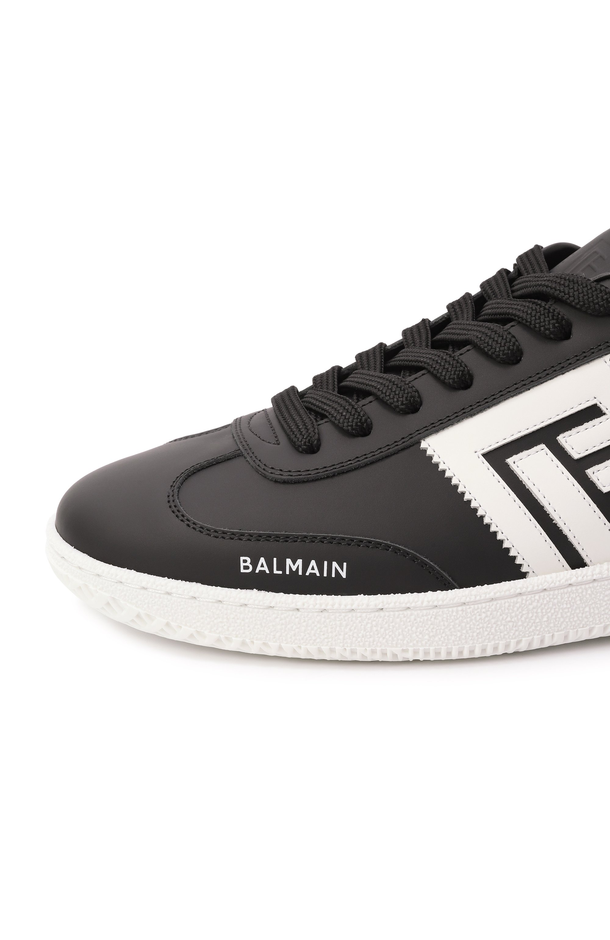 Кожаные кеды swan BALMAIN, арт. EM0VI360/LVTR, фото 7