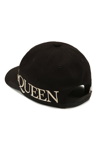 Мужская хлопковая бейсболка ALEXANDER MCQUEEN, арт. 632896/4105Q