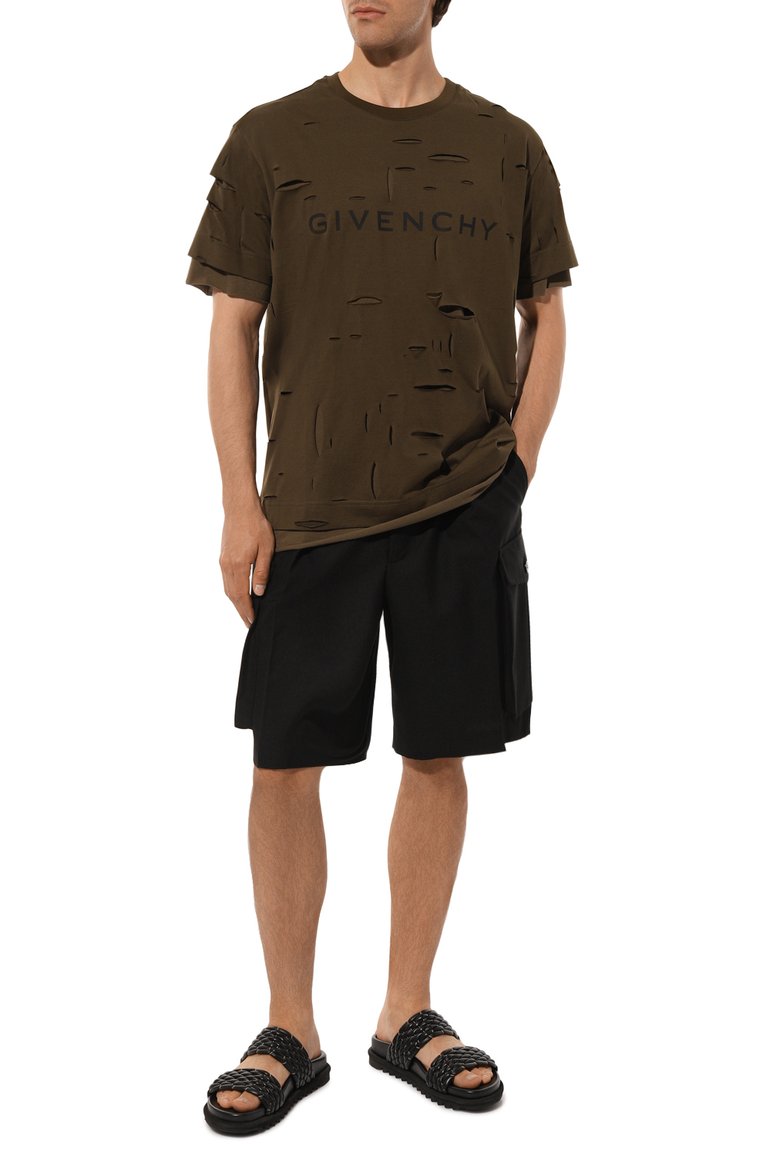 Хлопковая футболка GIVENCHY, арт. BM71GL3Y8Y, фото 1