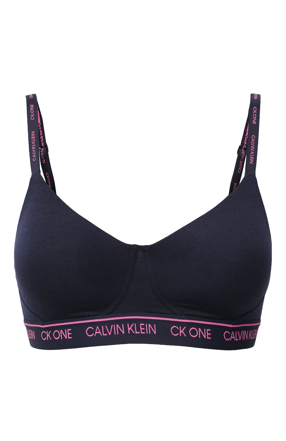 Бюстгальтер CALVIN KLEIN темно-синего цвета по цене 4765 руб., арт. QF6094E, фото 1 Бюстгальтер CALVIN KLEIN, арт. QF6094E, фото 1