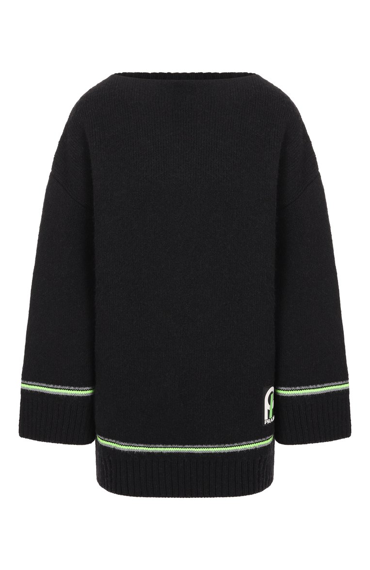 Шерстяной пуловер PRADA, арт. P24I0P-1SOX-F0002-182, фото 1