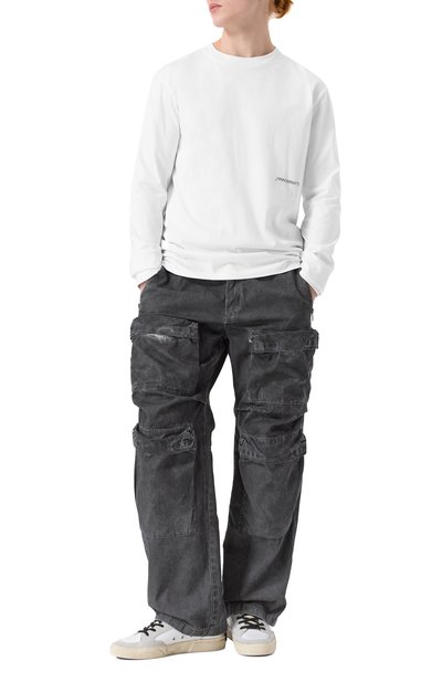 Хлопковый лонгслив HINNOMINATE, арт. HMABM01307, фото 2