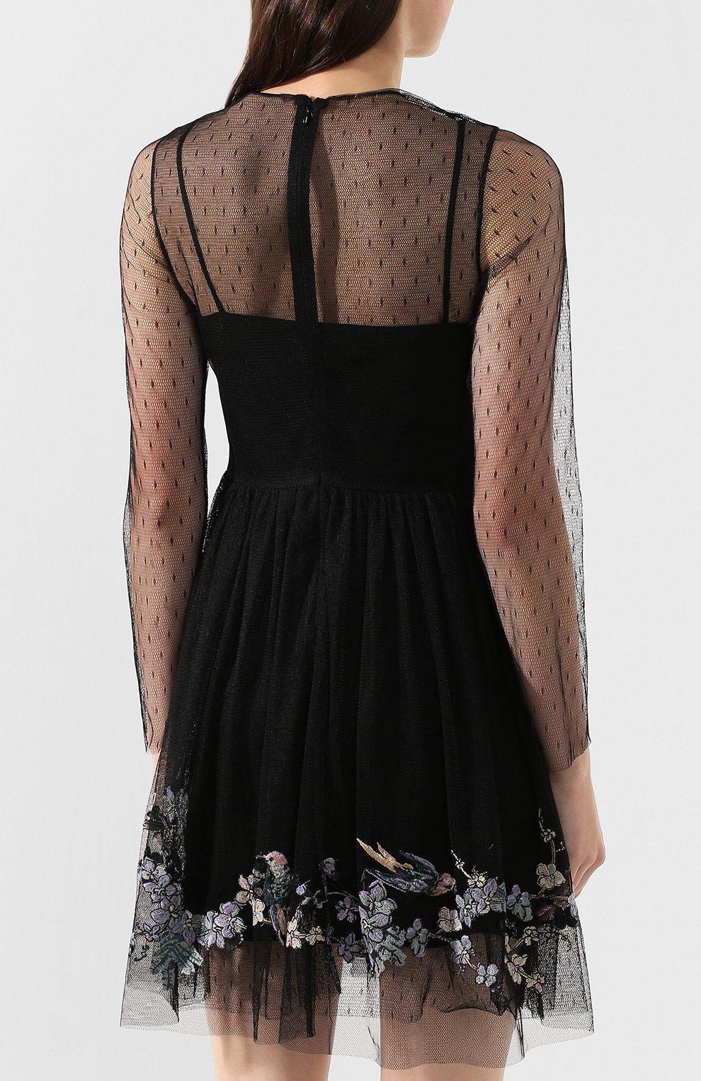Платье REDVALENTINO черного цвета по цене 62600 руб., арт. TR3VA12F/4T4, фото 4 Платье REDVALENTINO, арт. TR3VA12F/4T4, фото 4