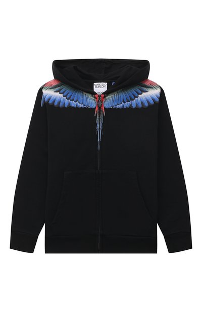 Хлопковая толстовка MARCELO BURLON KIDS OF MILAN, арт. CBBE001S22FLE003, фото 1