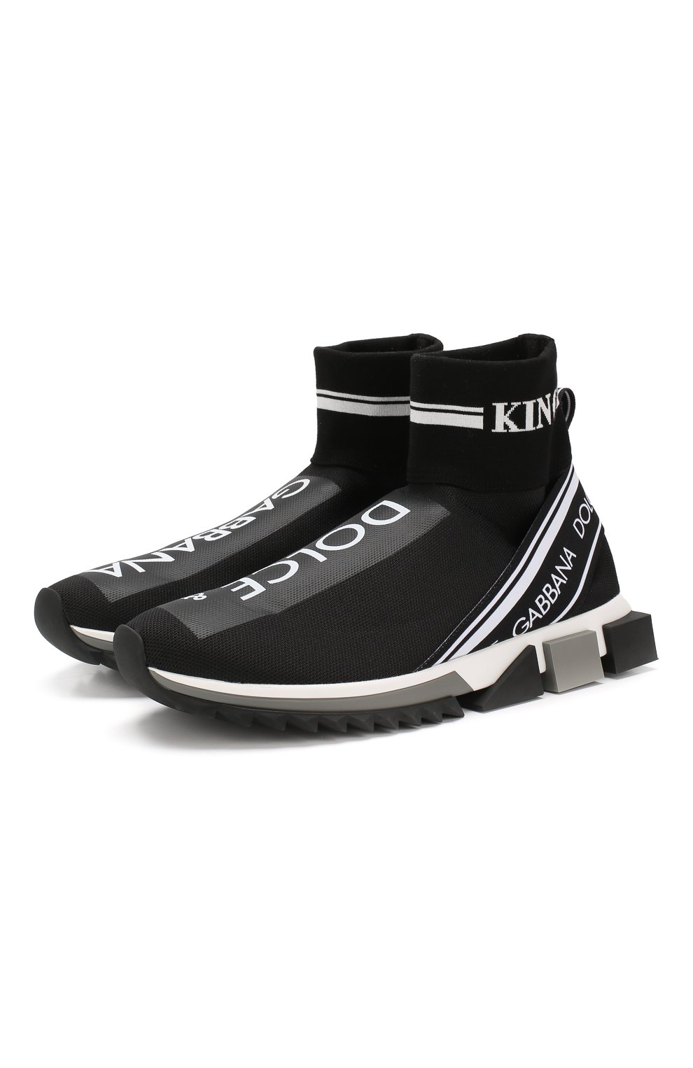 Текстильные кроссовки sorrento DOLCE & GABBANA, арт. CS1645/AZ560, фото 1