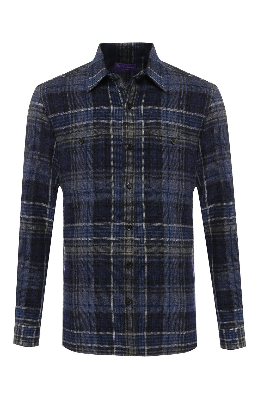 Рубашка из смеси шерсти и кашемира с воротником кент RALPH LAUREN, арт. 790720966, фото 1