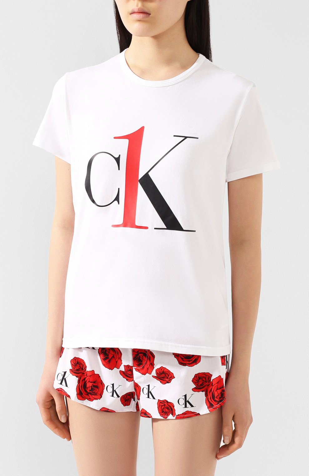 Хлопковая футболка CALVIN KLEIN, арт. QS6436E, фото 3
