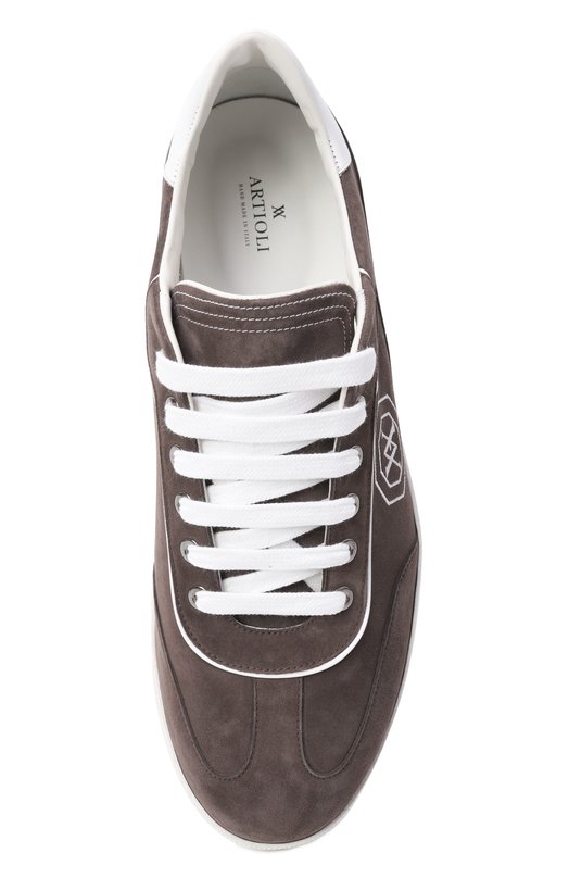 Замшевые кеды Capri Artioli 0T029/SU Коричневый  0T029/SU Фото 6