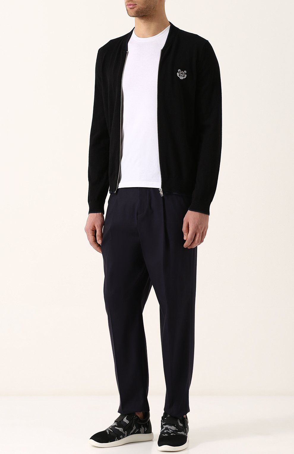 Шерстяной кардиган на молнии KENZO, арт. 5CA1023AB, фото 2