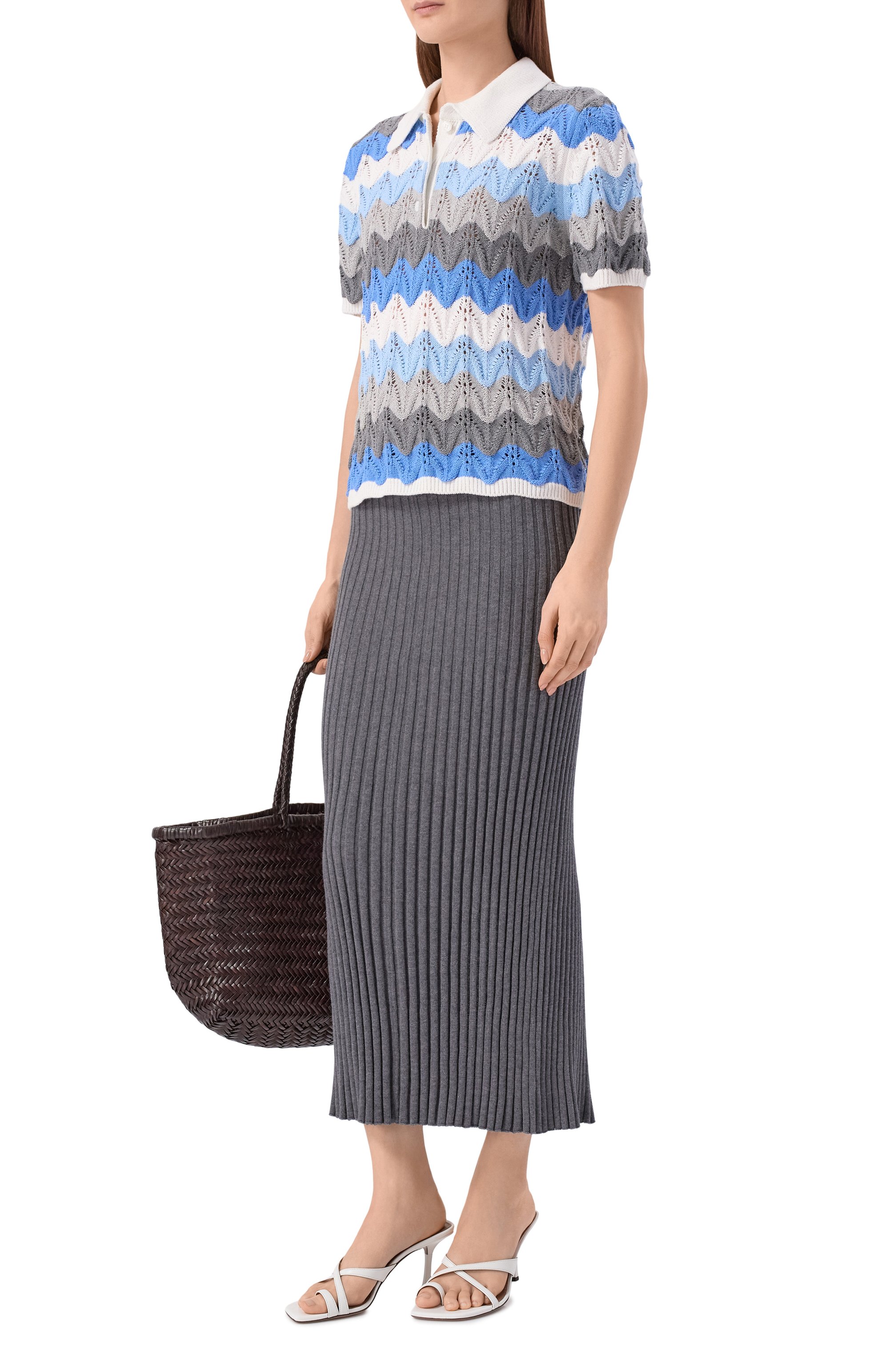 Юбка из хлопка и кашемира ADDICTED, арт. AD2695, фото 2