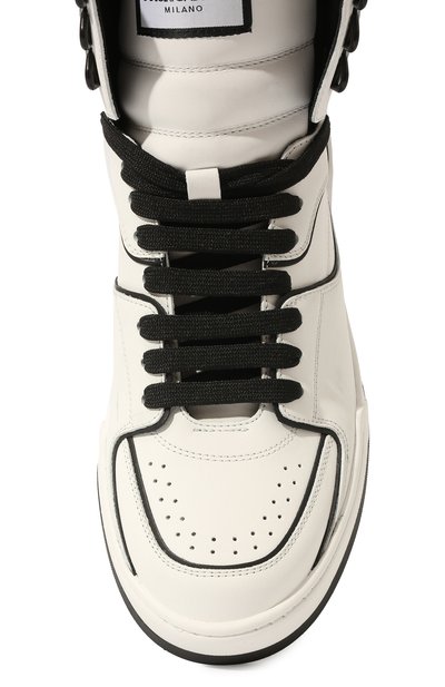 Кожаные кеды new roma DOLCE & GABBANA, арт. CS2037/AY965, фото 4