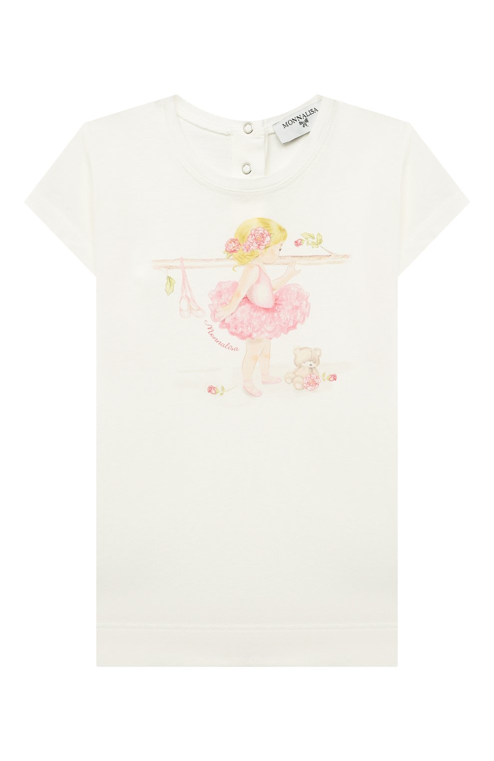 Хлопковая футболка MONNALISA, арт. 397602SB., фото 1