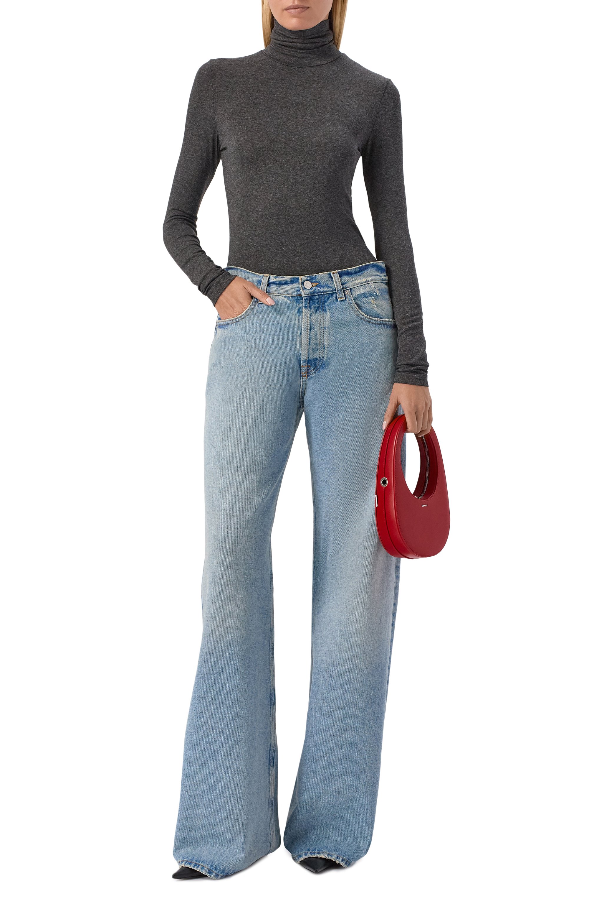 Водолазка из вискозы AGOLDE, арт. A7238-1902, фото 2