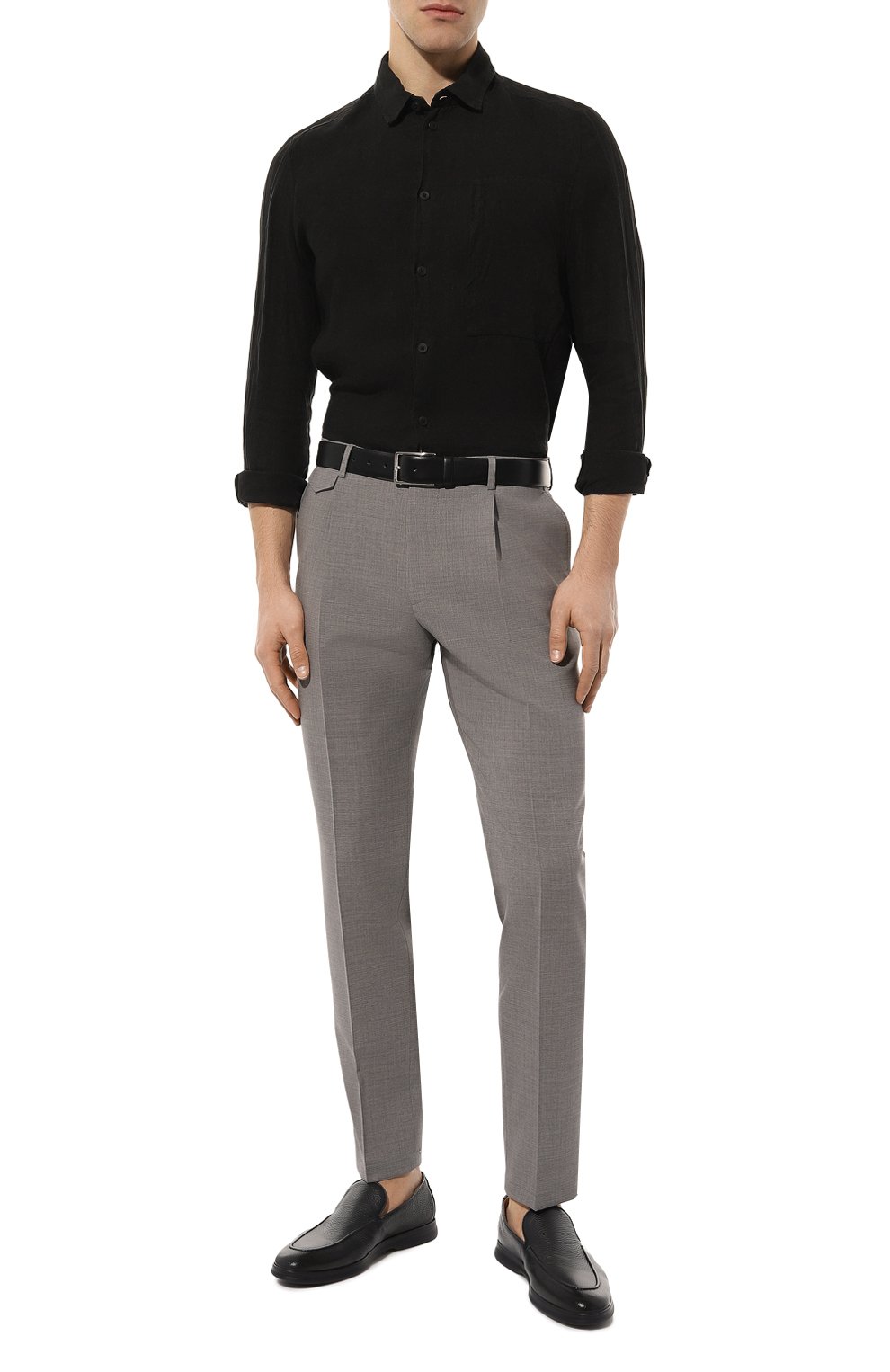 Льняная рубашка TRANSIT, арт. CFUTRWV310, фото 2