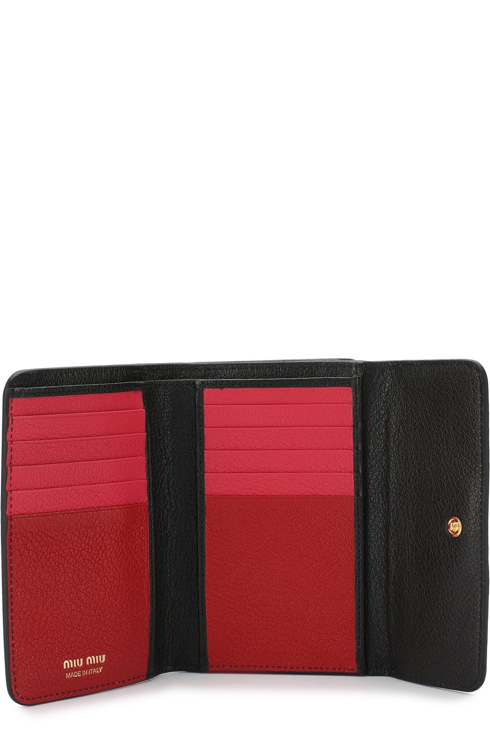Кожаный кошелек с клапаном MIU MIU, арт. 5ML014-2BJI-F0LJ4, фото 3