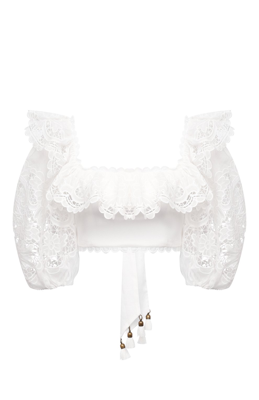 Хлопковый топ ZIMMERMANN, арт. 9840TLLU, фото 1