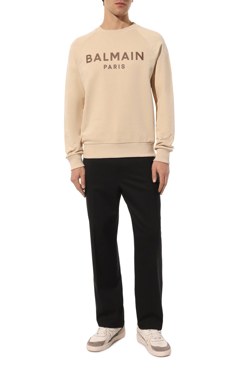 Хлопковый свитшот BALMAIN, арт. BH0JQ005/BB65, фото 1