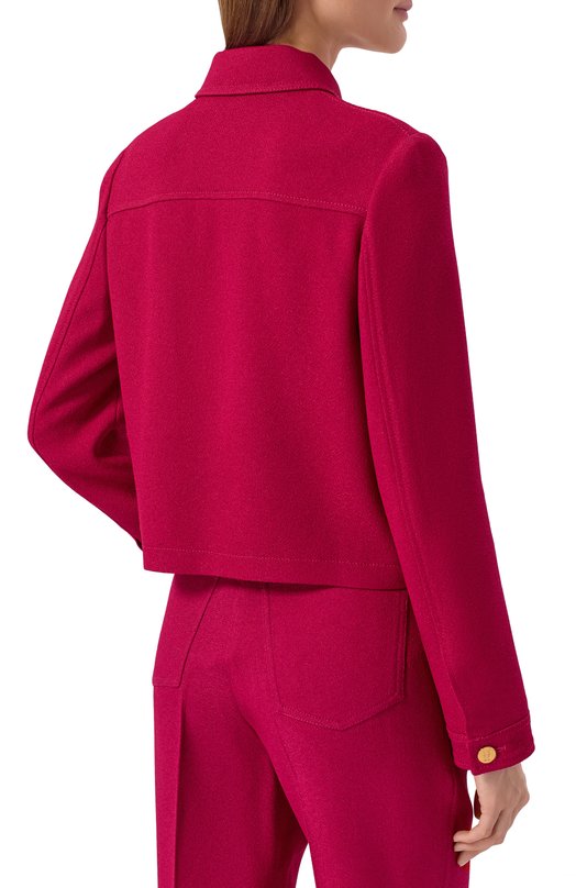 Жакет из вискозы Giambattista Valli 26SSPVCA6149/09CRE Розовый  26SSPVCA6149/09CRE Фото 4