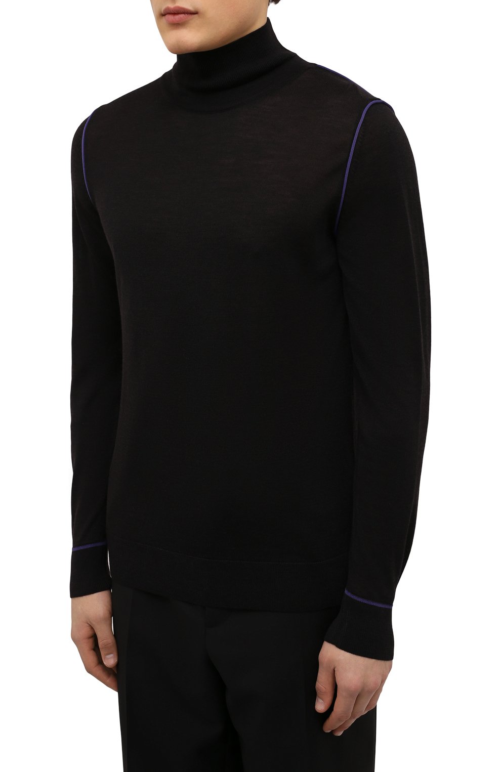 Шерстяная водолазка BOSS, арт. 50463056, фото 3