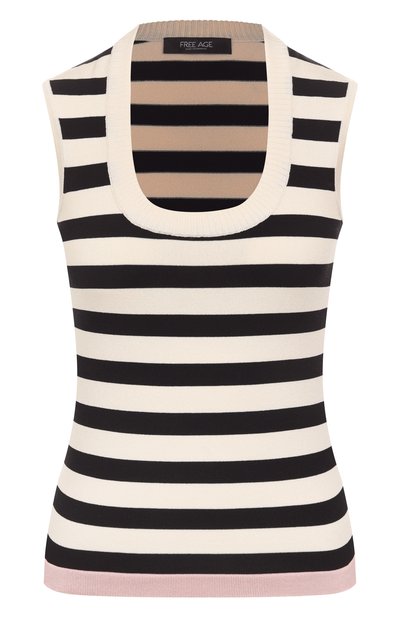 Женский топ из шелка и вискозы FREEAGE, арт. S25.TP261.6079.9011