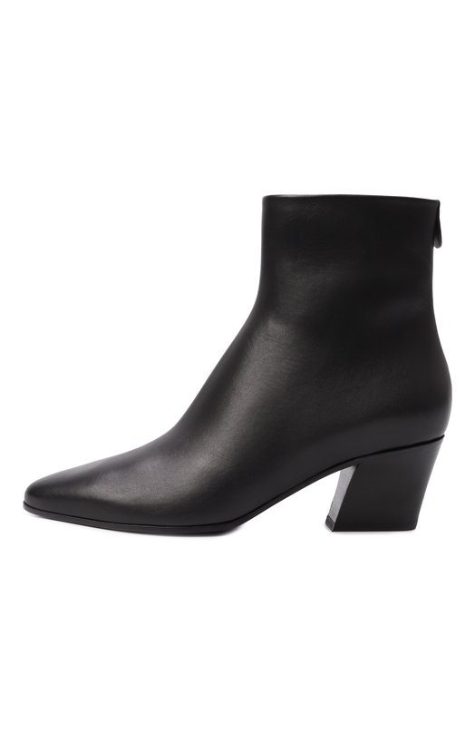 Кожаные ботильоны Giorgio Armani GW002129/AF19136 Чёрный  GW002129/AF19136 Фото 4