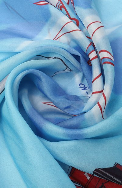 Шелковый платок алые паруса GOURJI, арт. 91120537/4451108, фото 3