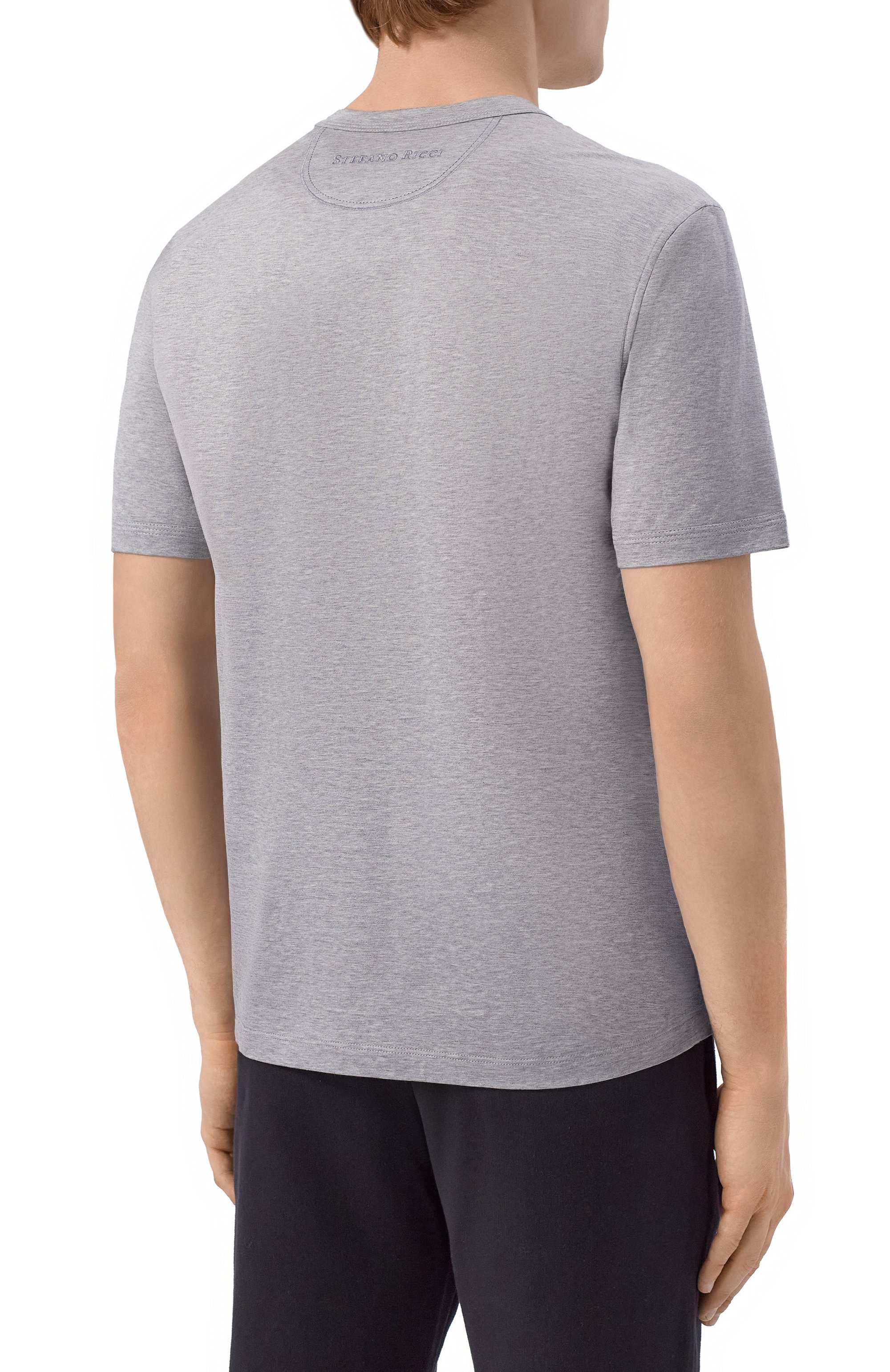 Хлопковая футболка STEFANO RICCI, арт. MNH6105150/TE0001, фото 4